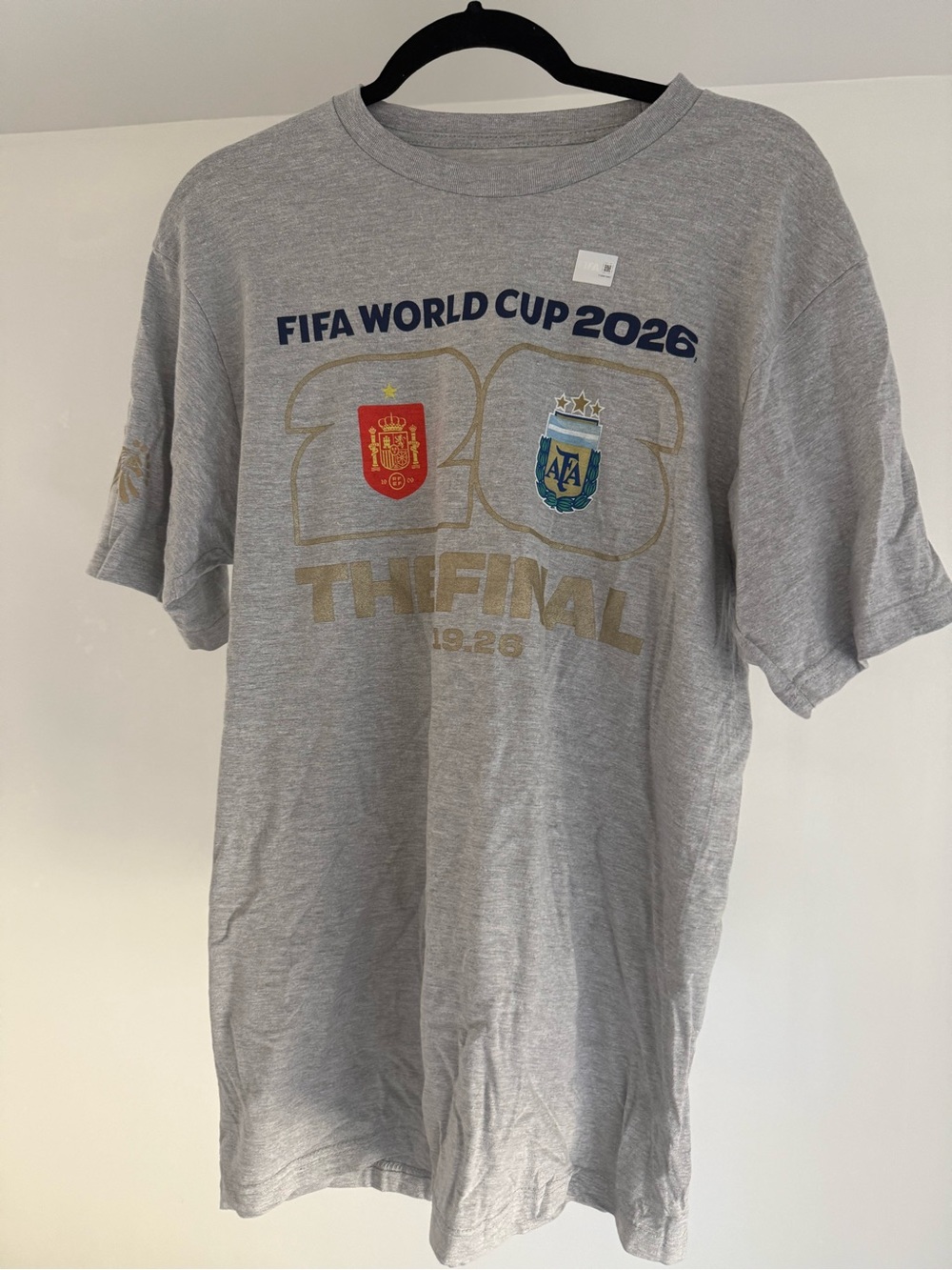 NWT | FIFA World Cup 2026 Gray Short Sleeve Tee - The Final